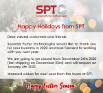 Happy Holidays from Superior Pump Technologies